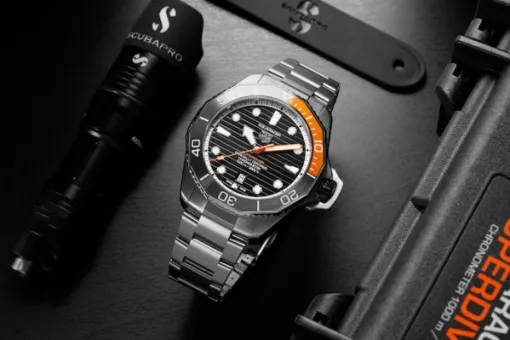 TAG Heuer Aquaracer Men Automatic Black Titanium Watch WBP5A8A.BF0619 - gallery