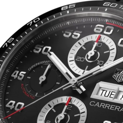 TAG Heuer Carrera Men Automatic Black Rubber Watch CBN2A1AA.FT6228 - gallery