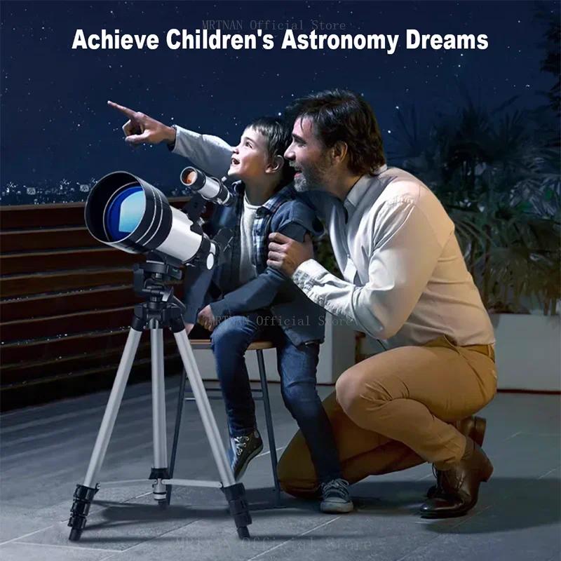 5 Surprising Benefits of Using 150X Zoom HD Professional Astronomical Telescope 70mm Aperture Refractor Powerful Monocular Long Range Space Moon