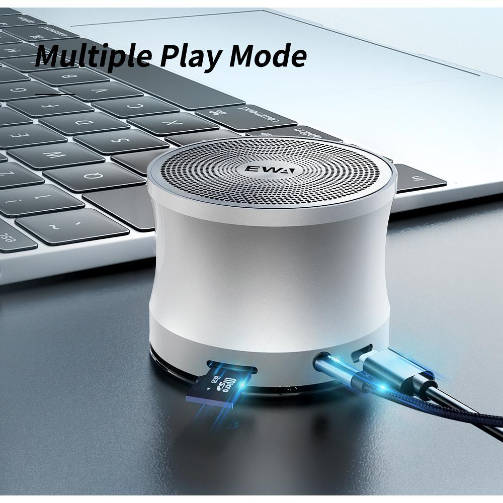 EWA A109 TWS Bluetooth Speakers 5W Drivers Enhanced Bass High Definition Sound Portable Can Call True Wireless Stereo Speaker