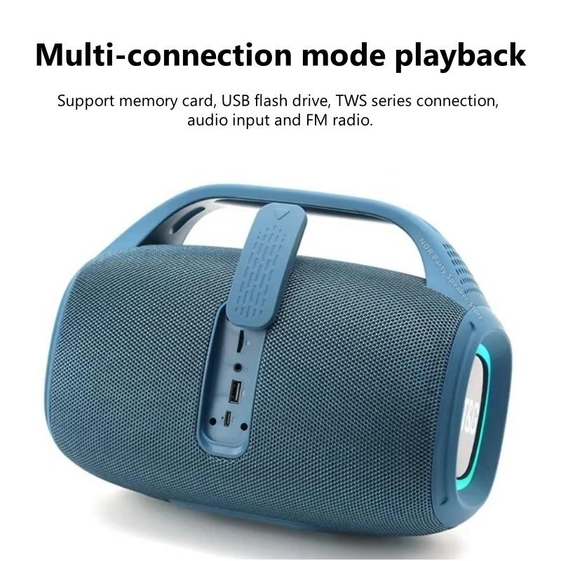 Discover the Revolutionary Features of TG-674 Portable Subwoofer Bluetooth Speaker Wireless Speaker Large Battery support FM RadioWith RGB Light TG Speakers and TWS