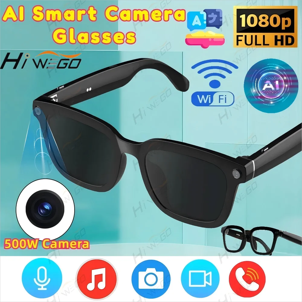 Real User Stories: How AI Smart Camera Glasses Polarized Sunglasses HD1080P Shooting Video Recorder WIFI Bluetooth Call Glasses for Man Women Goggles Changed Their Lives