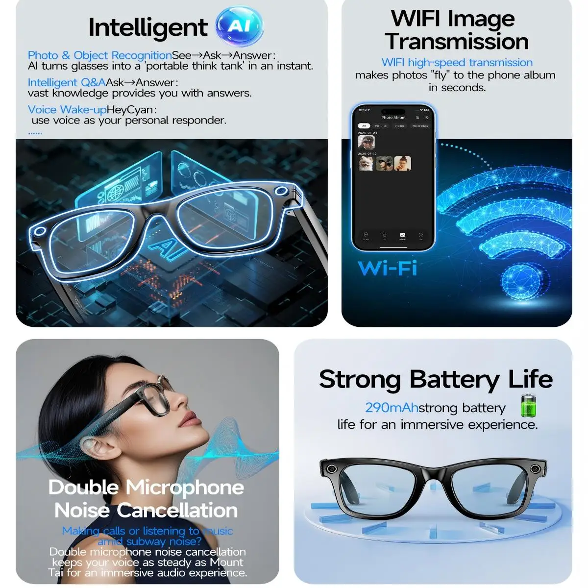 Expert Review: Is 8MP camera smart glasses with 1080P HD video recording, 4K resolution, metal semi-rimless design, photochromic lenses Worth the Investment?