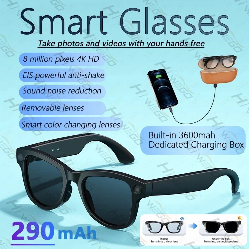5 Surprising Benefits of Using 2025 New 6K HD AI Smart Glasses Chat GPT 800MP Camera Bluetooth Call 290mAh Battery 32GB Voice Assistant Control Smart Glasses
