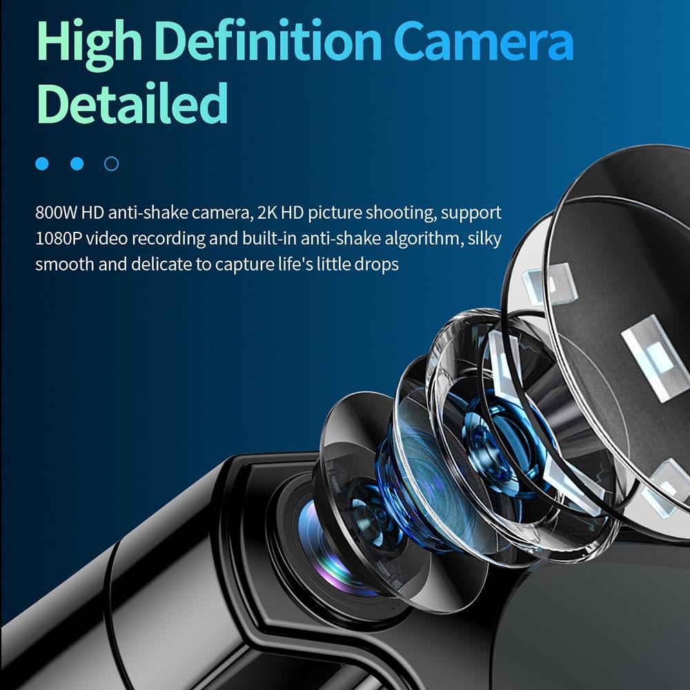 2025 New Smart Video Glasses 800W HD Camera Sport Headset Bluetooth Call Music AI Translation Wearable Cy01 Anti-Blue Light