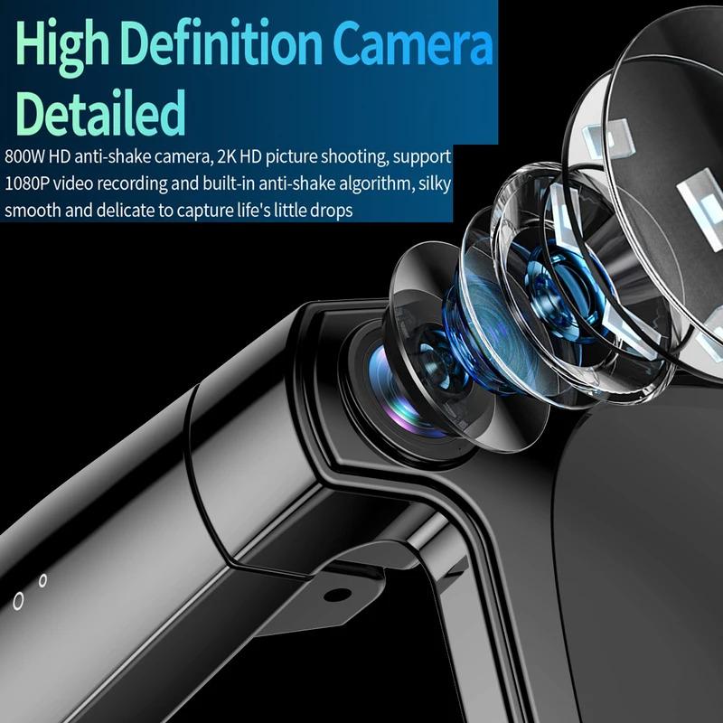 Women AI Smart Glasses 800W HD Camera Anti Blue Light The Map Translation Video Call Take Photos UV Protection Sunglasses Men Wearable Mj - Image 2