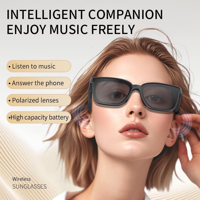 Smart Glasses Multifunctional Bluetooth Glasses Portable Wireless HD Headset With Waterproof  Microphone Sunglasses - Image 2