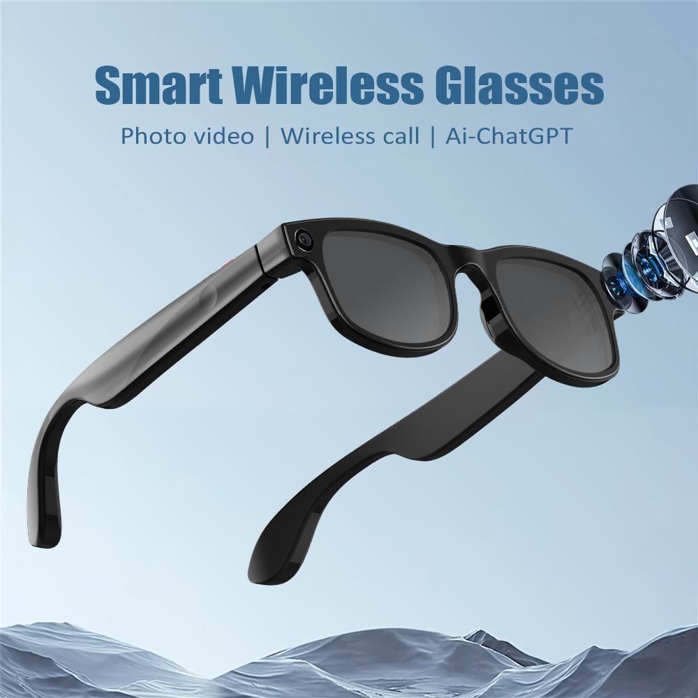 800W HD AI Smart Glasses Camera Video Recording AI Translate Eyeglasses Wireless Bluetooth Call Glasses Color-changing Lenses - Image 5