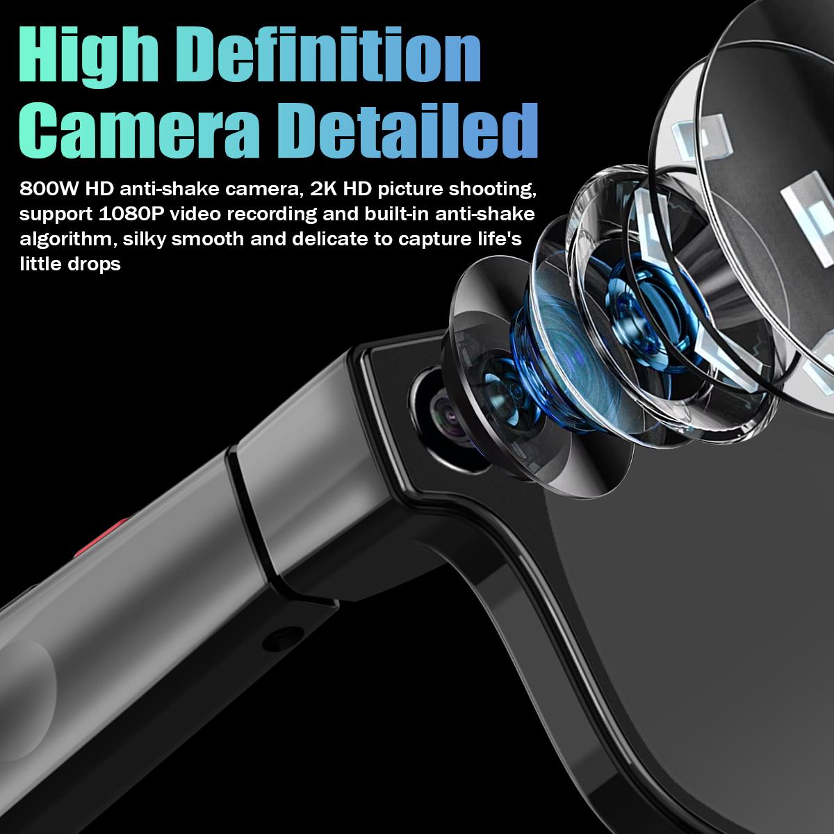 800W HD AI Smart Glasses Camera Video Recording AI Translate Eyeglasses Wireless Bluetooth Call Glasses Color-changing Lenses - Image 4