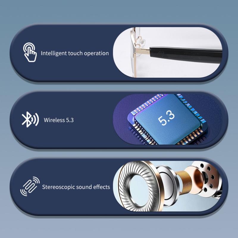 GS06 AI Translation Glasses Intelligent Earphones Bluetooth Simultaneous Interpretation 144 Language Real time Meeting 2025 Camera Water Proof - Image 4