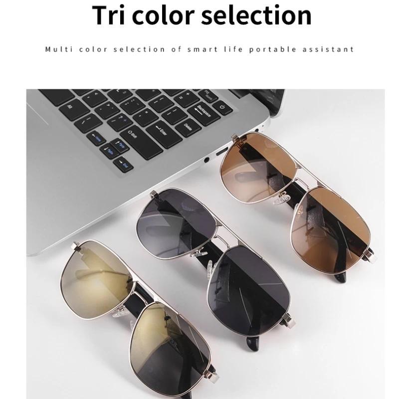 GS02 AI smart glasses bluetooth call stereo music hands-free anti-blue light Color Changing smart sunglasses sports sunglasses - Image 4