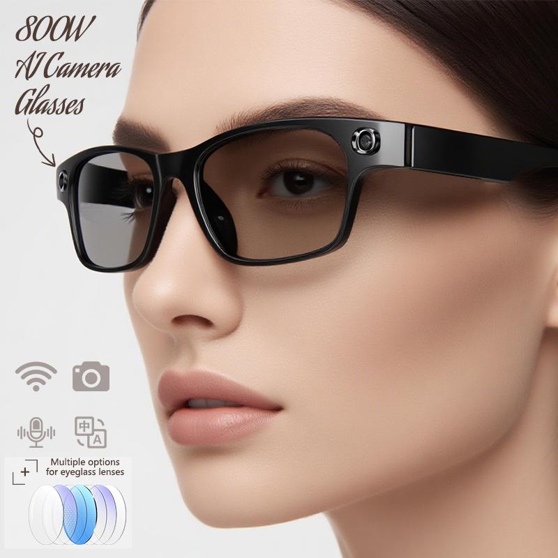 Real User Stories: How 2025 New Women 4K UHD 800W Pixel Anti Shake Camera Glasses AI Translation WiFi Voice Smart Glasses IP65 Men Anti Blue Light lens Changed Their Lives