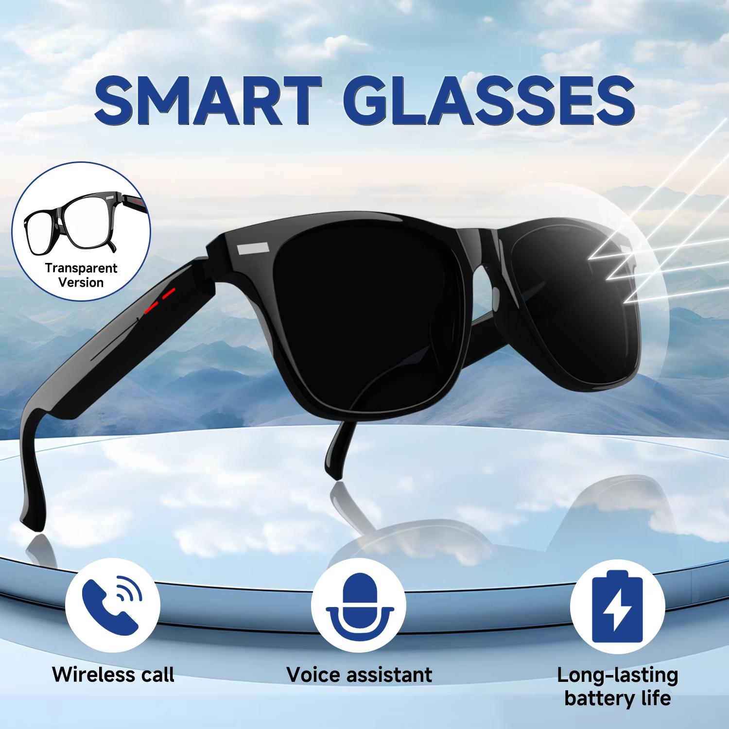 The Future of Technology: Exploring LAXASFIT Smart Anti-Blue Light Sunglasses Bluetooth Talk Remote Control Camera Music Playback UV Protection Smart Glasses's Innovations