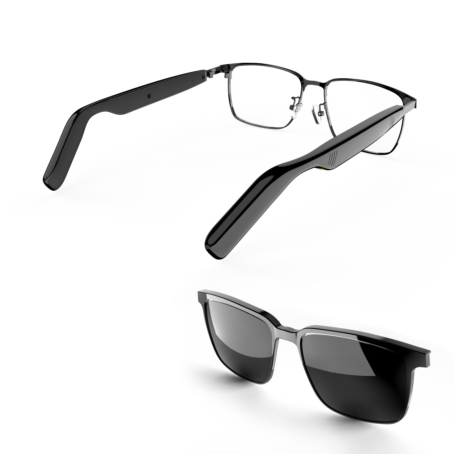 Smart Glasses, SG-20, All-in-One, Sunglasses and Clear Lens Combo, with Bluetooth, Waterproof, Dual Microphones, Noise Cancellation