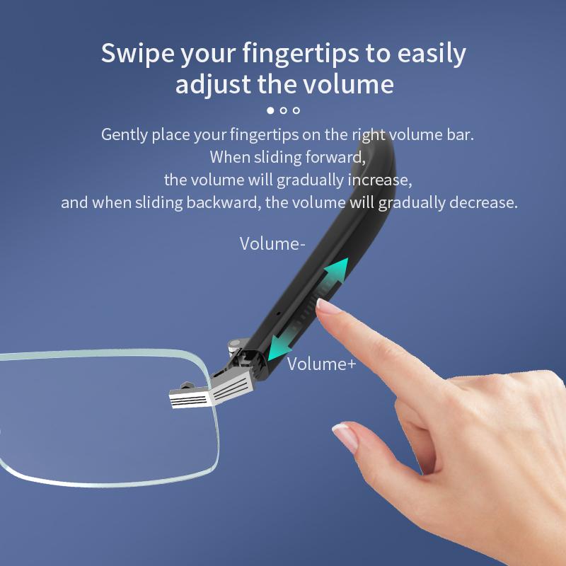 Smart Glasses G06-T Outdoor Sports, Leisure, Music, Suitable for Men and Women, Fashionable Blue Light Blocking Glasses