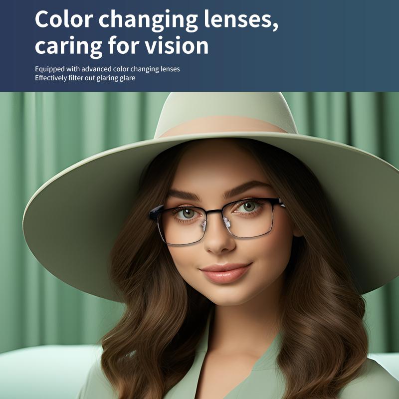 Real User Stories: How Smart Black Glasses, GS06, Color Changing, Bluetooth Glasses, Color Change in 3 Seconds, Suitable for Outdoor Activities and Movement, Blue Light Blocking Glasses Changed Their Lives