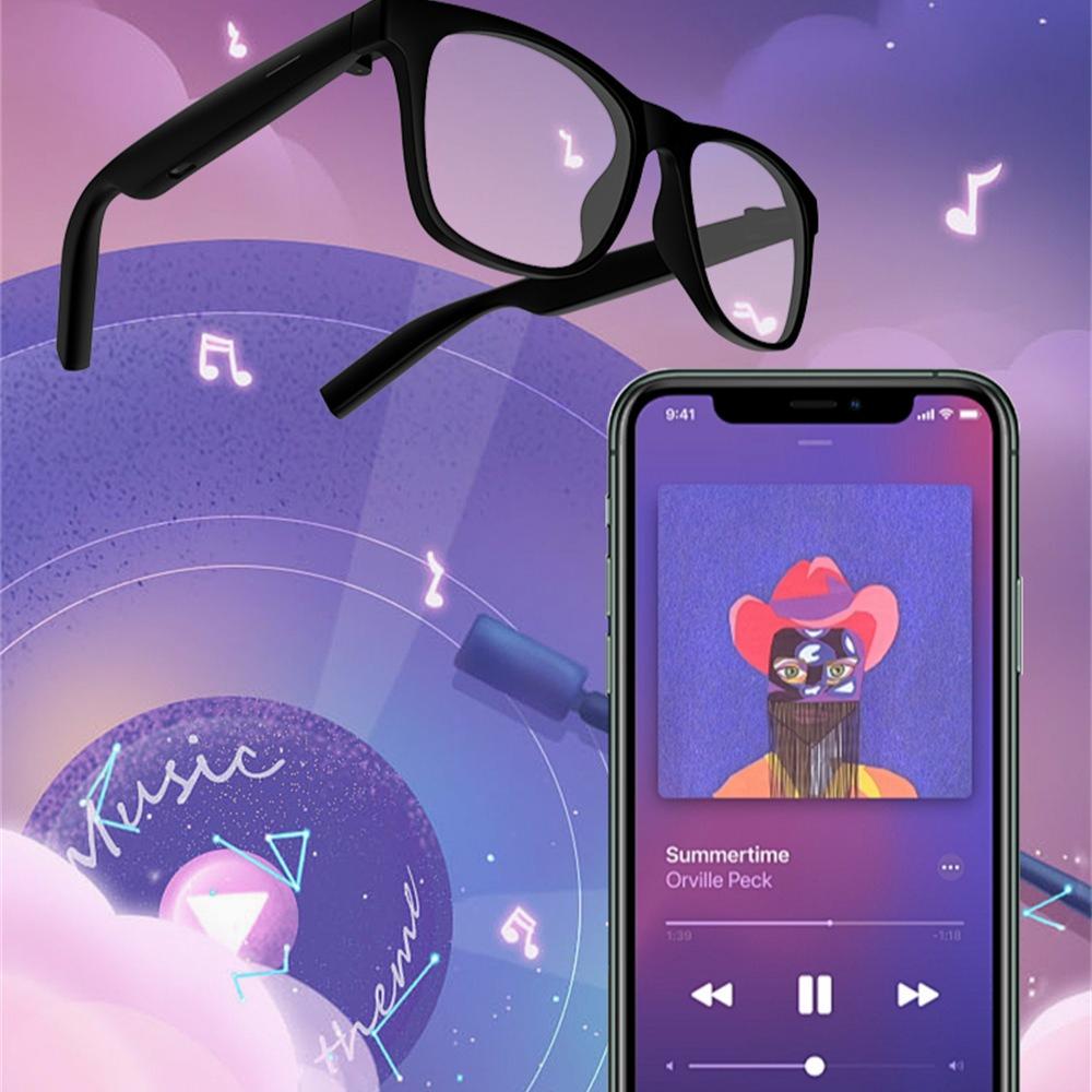 2026 New Smart Glasses Wireless Bluetooth Hands-Free Calling Music Play Headphones With Microphone Motion Stereo Speaker Glasses