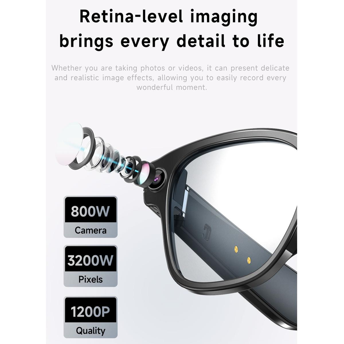 The Future of Technology: Exploring Smart Glasses with Video Camera Myopia Prescription 4GB 8MP Camera Anti Shake Video Shooting Object Recognition Smart Translate's Innovations