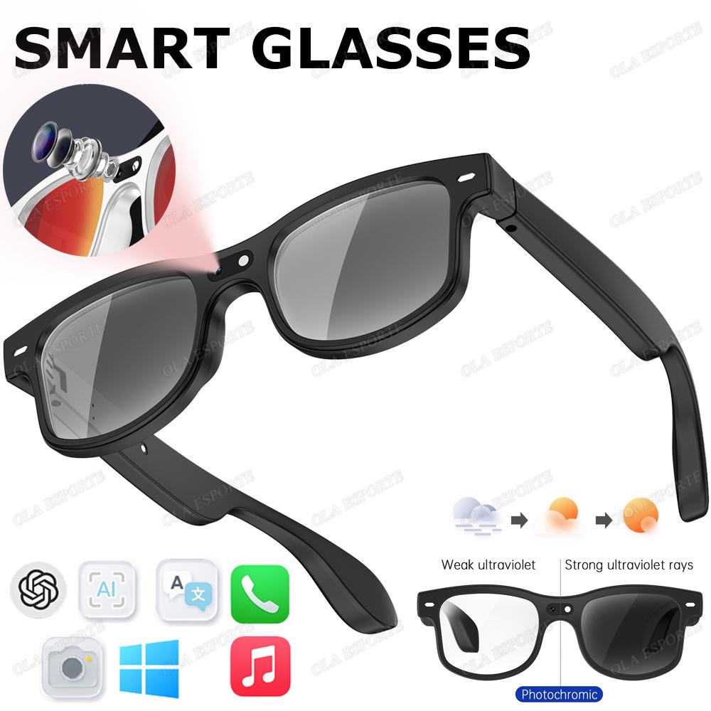 2026 New Smart Glasses with Camera Video Recording AI Photo Recognition Bluetooth Call Voice Translation Sunglasses Men Women