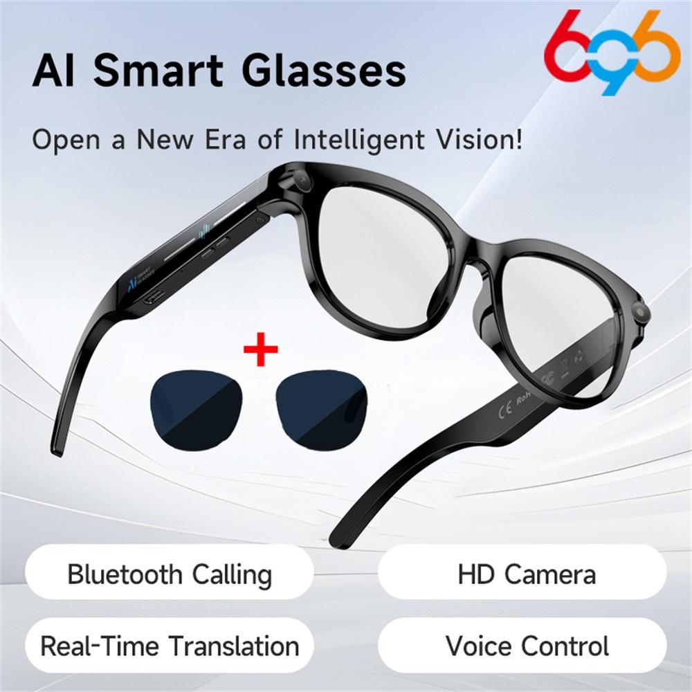 Discover the Revolutionary Features of Smart glasses, AI, real-time translation, dual camera, Bluetooth calling, sunglasses, photography, media player, multifunctional, suitable for men