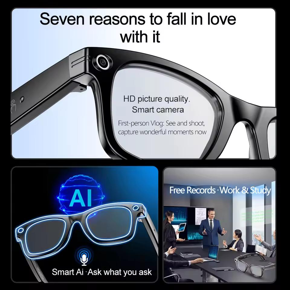 Real User Stories: How New 800W Camera AI Glasses Men Color-Changing Smart Translation Glasses Photo Video Recording Waterproof Call Smart Sunglasses Changed Their Lives