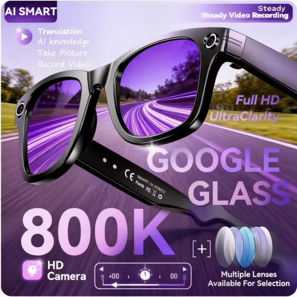 Real User Stories: How New 800W Camera AI Glasses Men Color-Changing Smart Translation Glasses Photo Video Recording Waterproof Call Smart Sunglasses Changed Their Lives