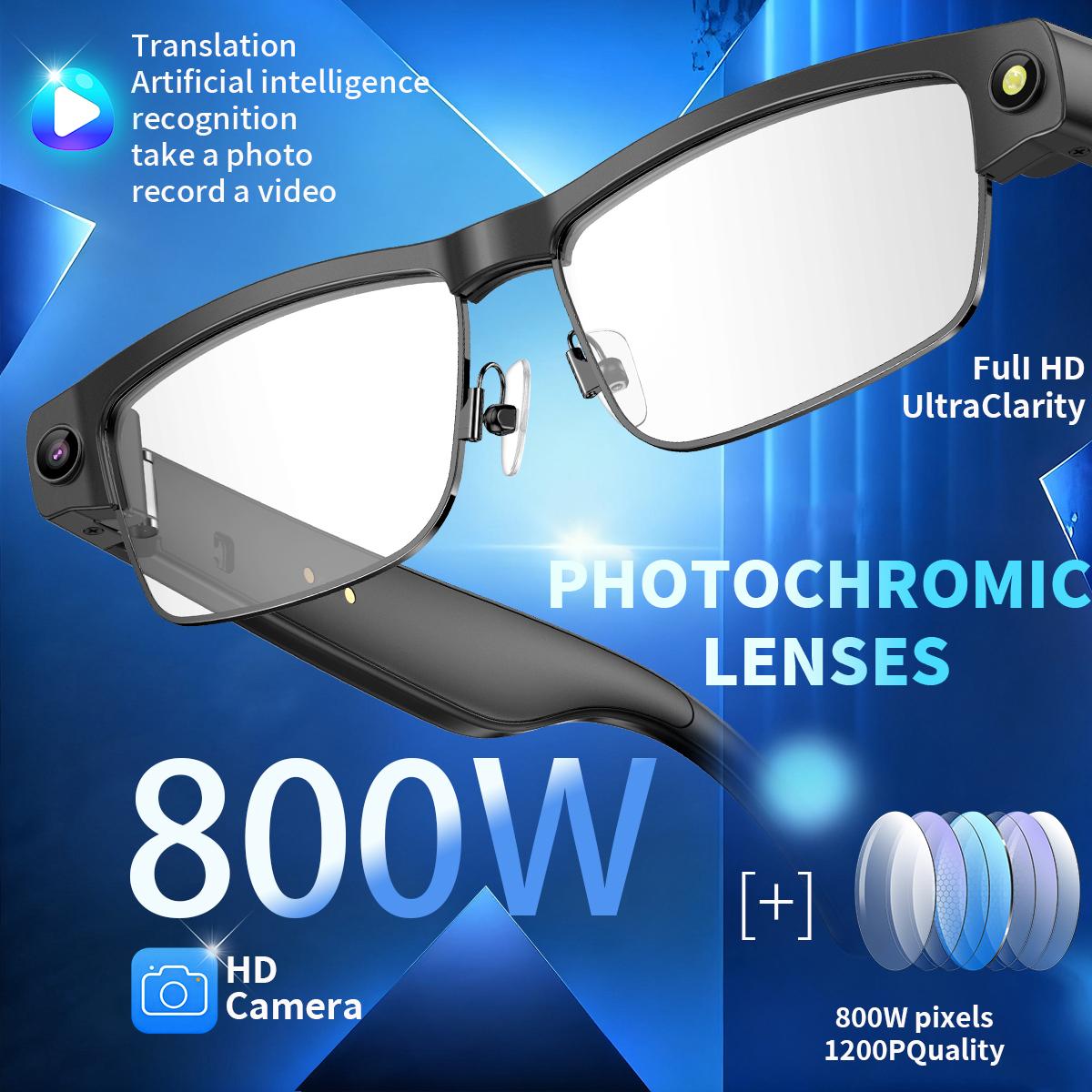 Unboxing and Review: The LIGE Smart Glasses Photography Video AI Intelligent Translation Smart Sunglasses Bluetooth Call Music Eyeglasses For Android iOS Experience