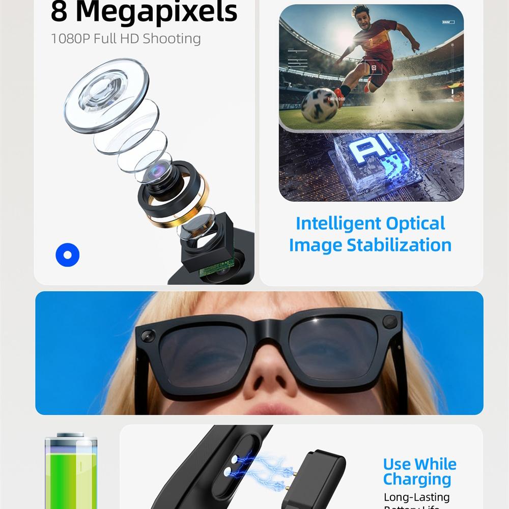 5 Surprising Benefits of Using Electrochromic Touch AI Smart Glasses Photo Video Identification Recording Bluetooth Call Eyewear Music Multifunction Sunglasses