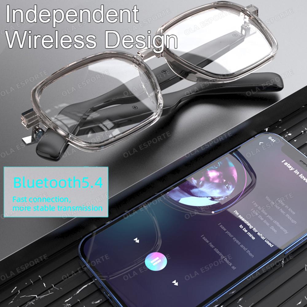 Smart Glasses Wireless Bluetooth 5.4 Smart Touch Music Control Headphone Sunglasses Voice Call Outdoor Sports Smartglasses 2025