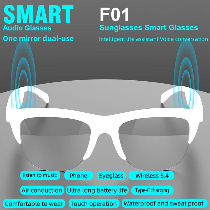 Smart Bluetooth Sunglasses, Advanced Technology V5.4 HIFI, Touch Protection, UV Protection, Suitable for Outdoor Sports, Calls, For Men and Women