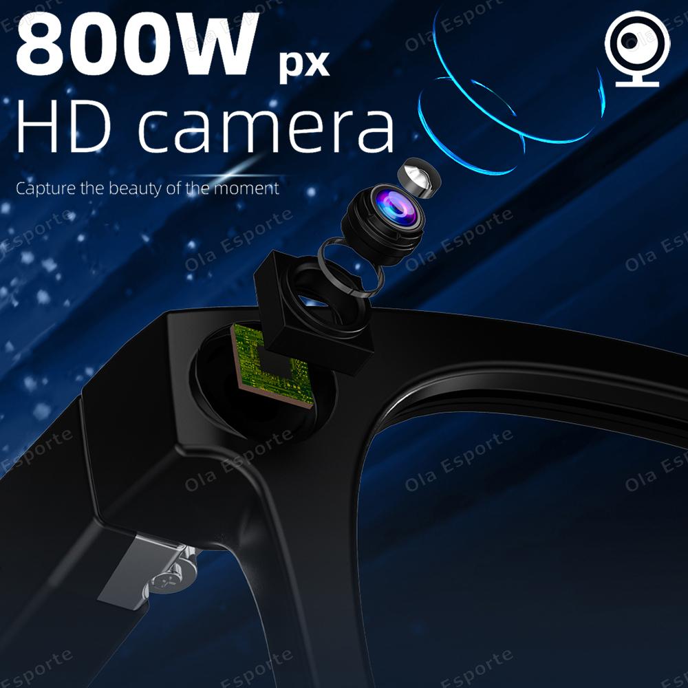 NEW AI Smart Glasses HD Camera LED light Smart navigation Bluetooth Calls Meeting Video Record Music Outdoor Sports Sunglasses