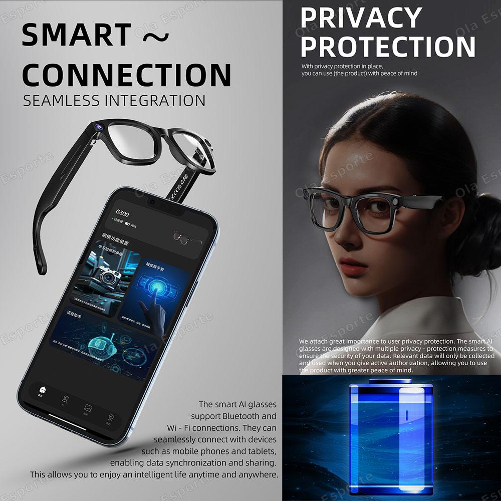 Expert Review: Is NEW AI Smart Glasses HD Camera LED light Smart navigation Bluetooth Calls Meeting Video Record Music Outdoor Sports Sunglasses Worth the Investment?