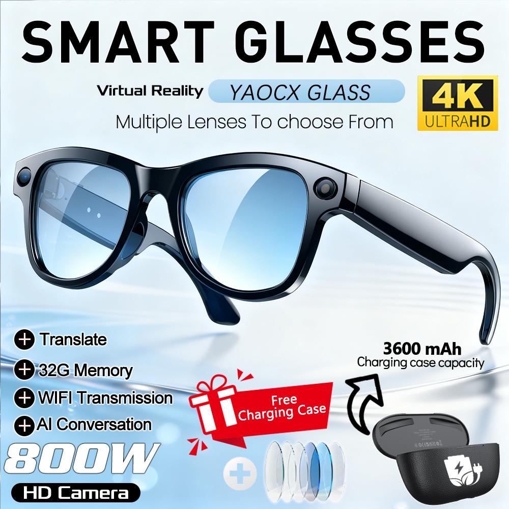 The Ultimate Guide to 2026 AI Smart Glasses 4K HD Video 800W Camera 32GB WiFi Transfer Bluetooth Call Voice Assistant Chat GPT 3600mAh Charging Case: Everything You Need to Know