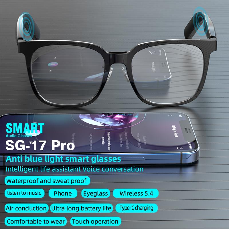 How New SG-17 Pro Smart Glasses Life Assistant Answer/Decline Call Music Light AI Voice Wireless Bluetooth Smart Glasses Can Transform Your Daily Routine