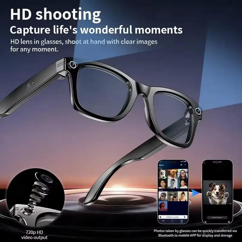 Discover the Revolutionary Features of AI Smart Glasses 8K HD Photochromic Multifunction Translate Camera Glasse Bluetooth Call Voice Assistant Music Player Sunglasses