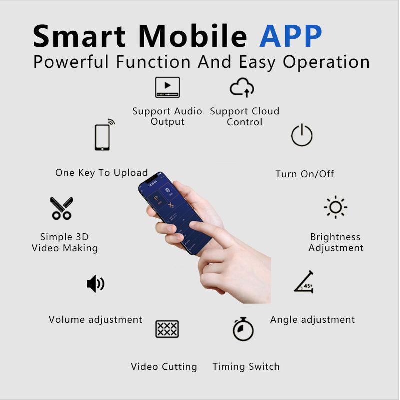 Discover the Revolutionary Features of 65CM Hologram Projector 1152Pcs/768pcs LED WIFI hologram 3D holographic projector Fan Display Holographic Fan Advertising Light