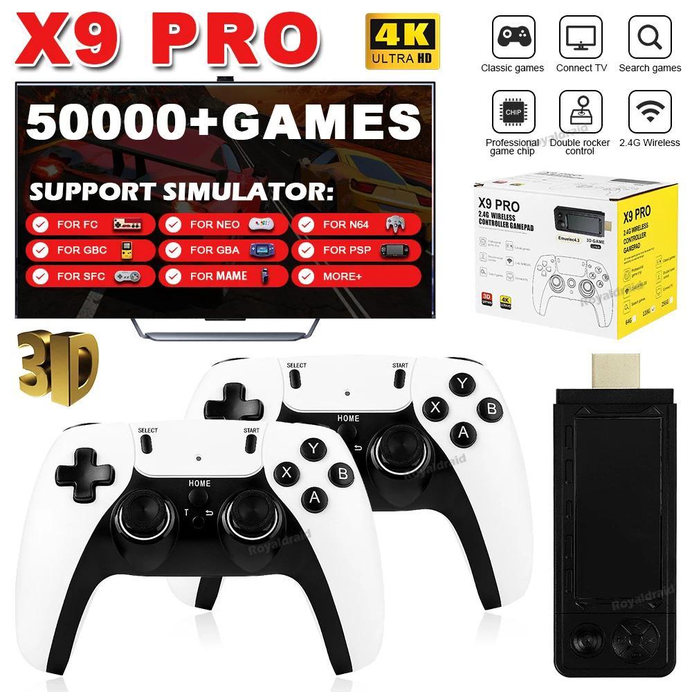 5 Surprising Benefits of Using 128G 256G X9 PRO GameStick 4KHD TV Video Game Consol 3D Games For PSP/PS1/N64/NDS 40+Simulators Retro Games Dual 2.4G Controller