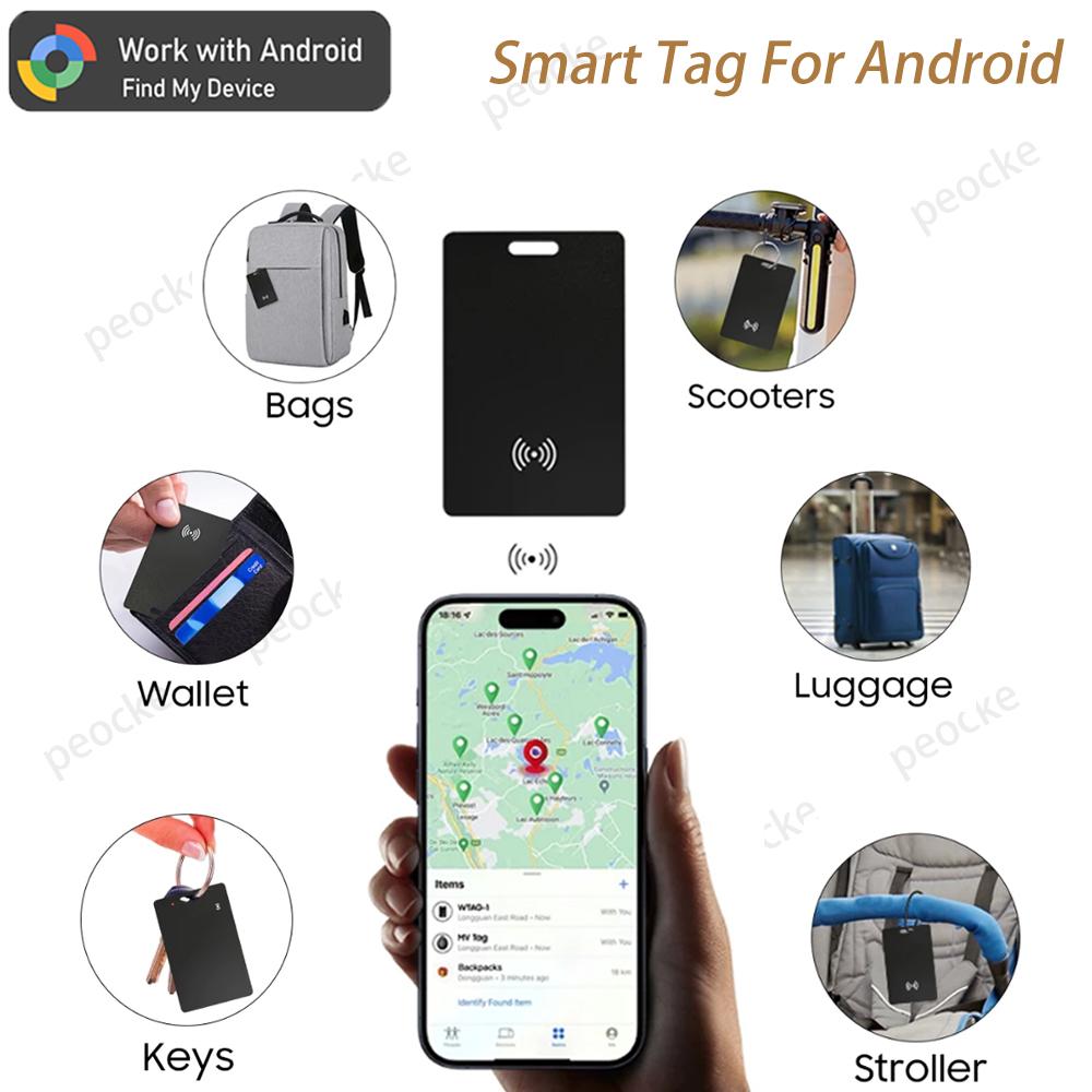 Why Wallet Finder, Bluetooth Tracker Item Smart GPS Locator Card for Luggage Passport for Android Phone Samsung Work with Google Hub is Changing the Game in 2024