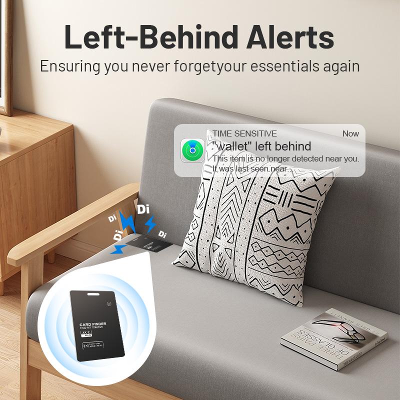 Discover the Revolutionary Features of Smart Wallet Tracker Card, compatible with Apple iOS, features wireless charging, key finder, bag tracker, Bluetooth and GPS functionality