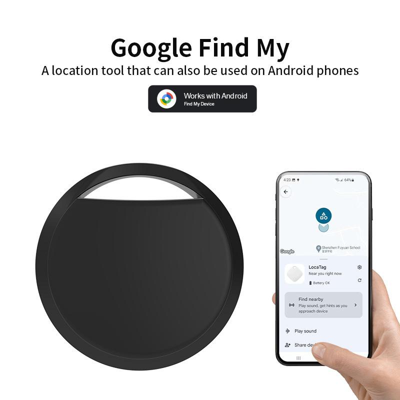 Smart Tag Tracker, For Android Google, Device Finder Tracker Card "Find Me", Android Tracker, GPS Locator, Anti-theft, Suitable for Cars, Electronics