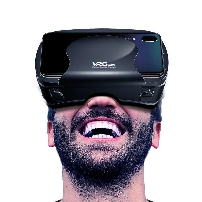 The Future of Technology: Exploring New VRG Pro VR Glasses Virtual Reality Headset Devices Viar 3D Goggles AR Glasses Smart Lenses For  5-7'Smartphone Cell Phone's Innovations