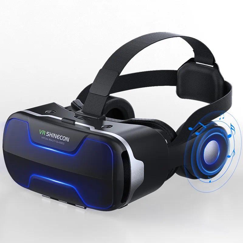8.0 Standard edition and headset version VR shinecon virtual reality 3D VR glasses headset helmets Optional controlle